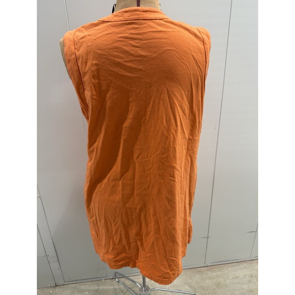 Lands End Orange Elegant Summer Relaxed Casual Dress Womens Size Large 14-16 - Picture 2 of 6